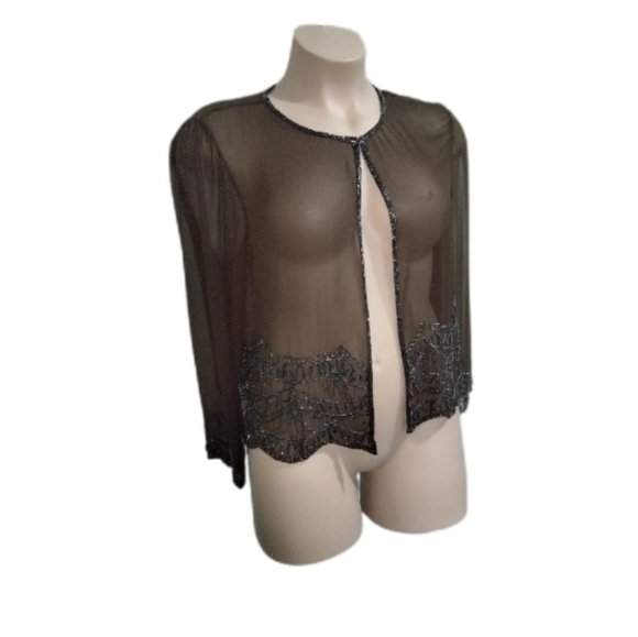 Brown sheer jacket - Picture 3 of 6